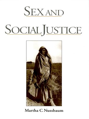 cover image of Sex and Social Justice